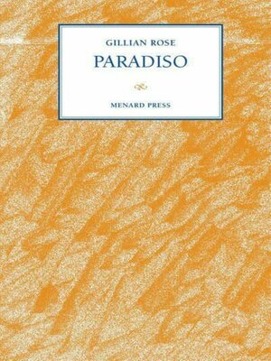 cover image of Paradiso